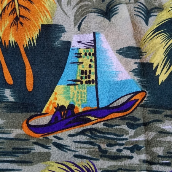 Vintage Aloha Hawaiian Shirt - Size L - Picture 7 of 9